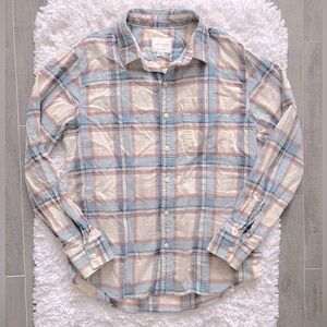 American Eagle Outfitters Casual Plaid Button Down Shirt